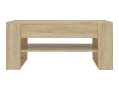 Mesa De Centro| Mesa de centro 102x55x45 cm madeira processada carvalho sonoma PT104427 Castanho