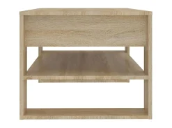 Mesa De Centro| Mesa de centro 102x55x45 cm madeira processada carvalho sonoma PT104427 Castanho
