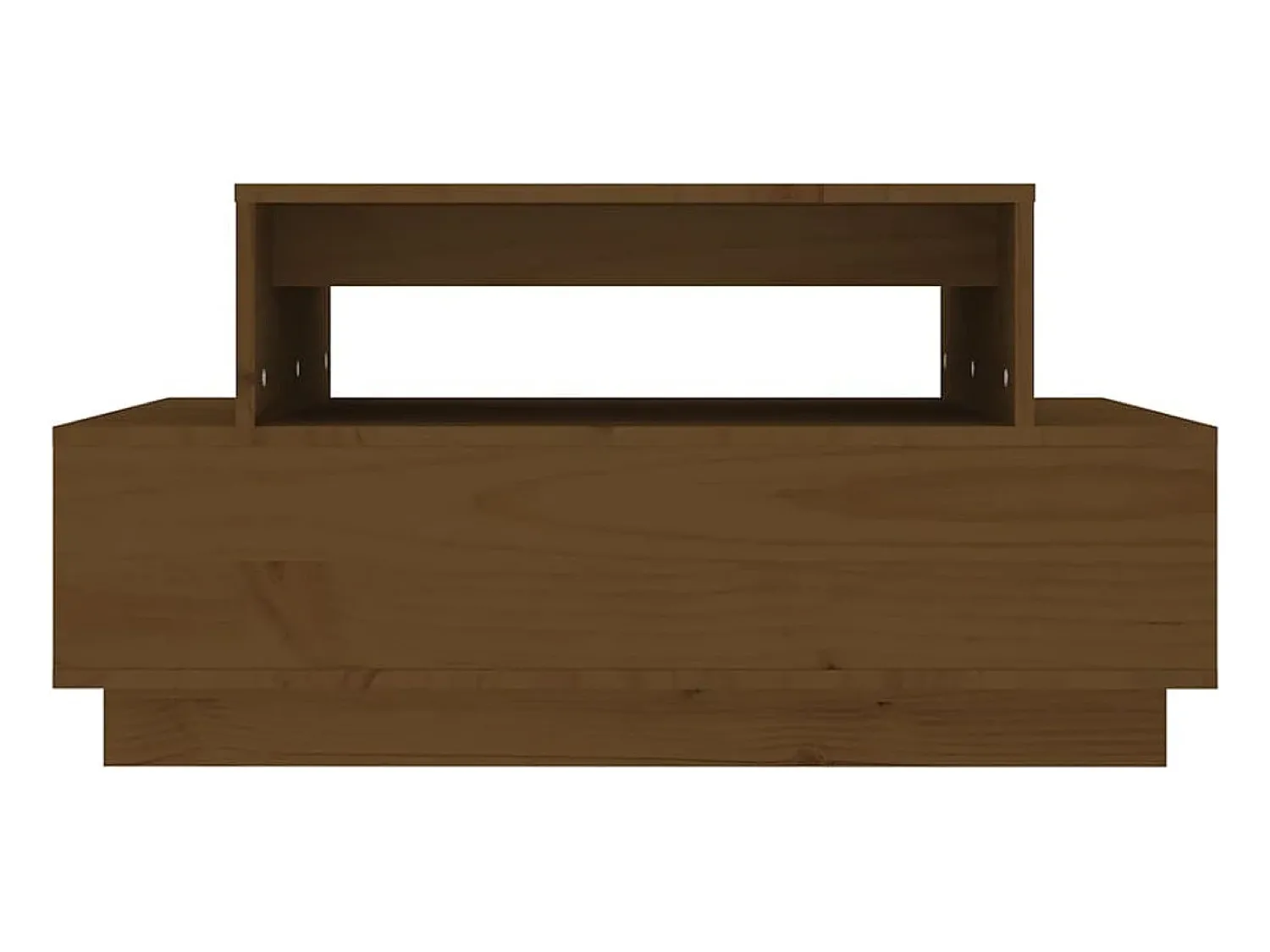 Online vidaxl Mesa de centro 80x55x40,5 cm madeira pinho maciça castanho-mel Natural claro