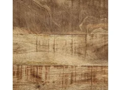 Mesa De Centro|vidaxl Mesa de centro 50x50x38 cm madeira de mangueira áspera maciça Natural claro