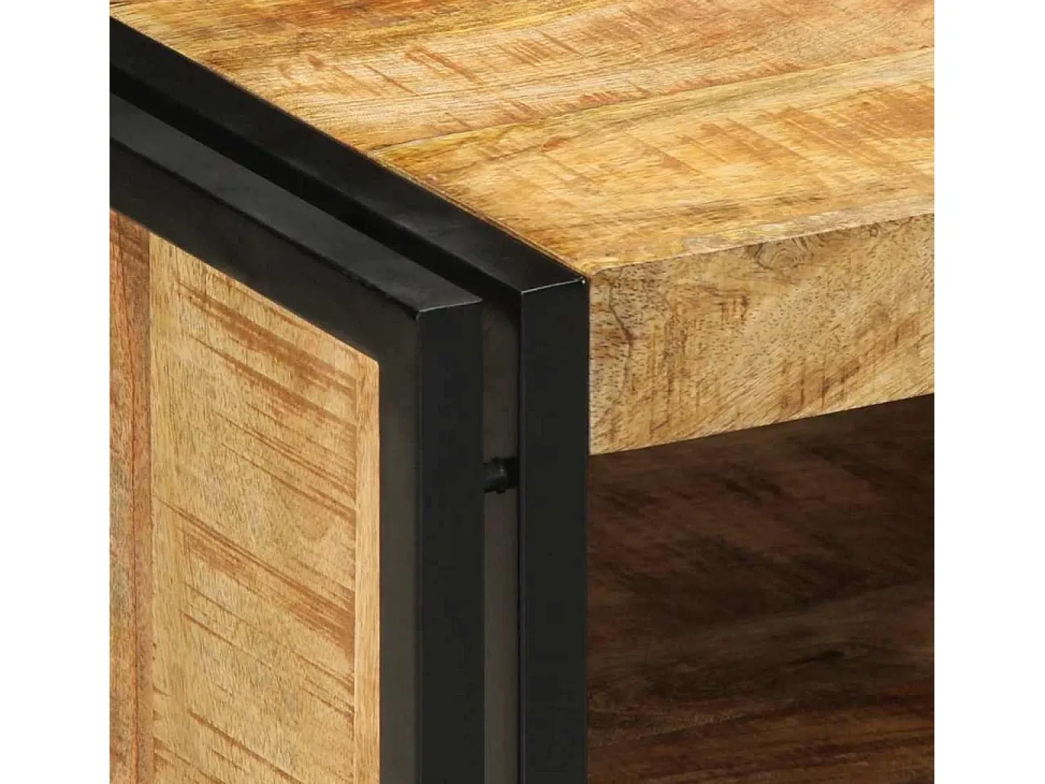 Mesa De Centro|vidaxl Mesa de centro 50x50x38 cm madeira de mangueira áspera maciça Natural claro