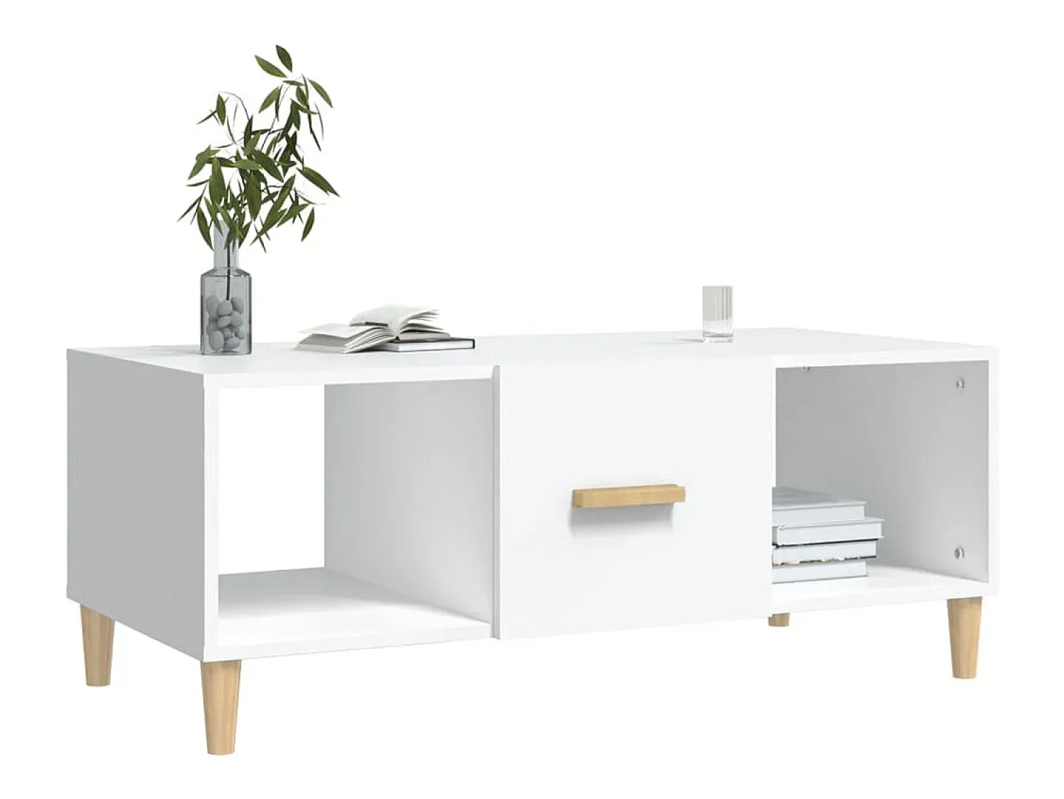 vidaxl Mesa de centro 102x50x40 cm madeira processada^ Mesa De Centro