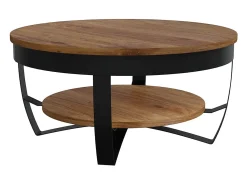 Mesa De Centro*vidaxl Mesa de centro 65x65x32 cm madeira de acácia maciça Natural claro