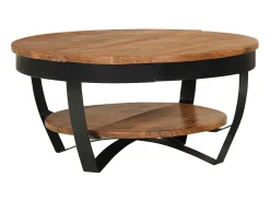Mesa De Centro*vidaxl Mesa de centro 65x65x32 cm madeira de acácia maciça Natural claro