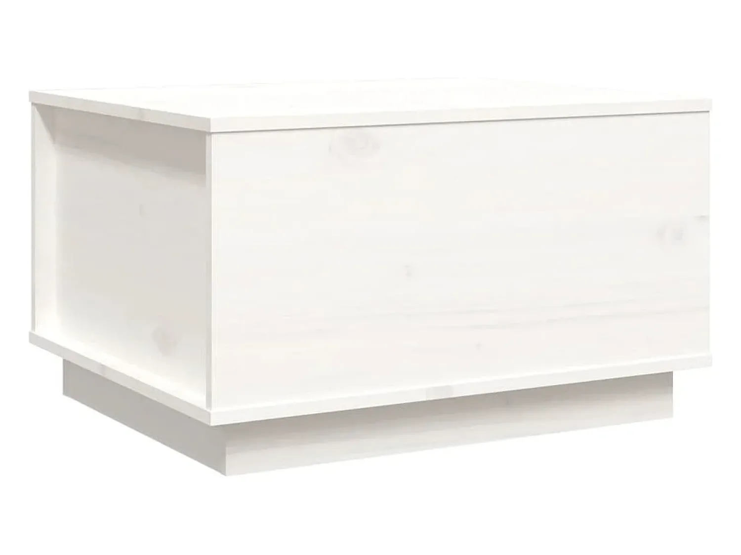Mesa De Centro|vidaxl Mesa de centro 60x50x35 cm madeira de pinho maciça Branco