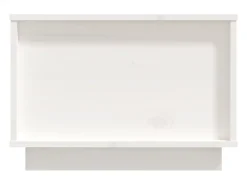 Mesa De Centro|vidaxl Mesa de centro 60x50x35 cm madeira de pinho maciça Branco