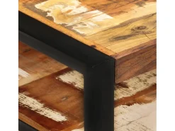 New Mesa de centro 120x60x40 cm madeira recuperada maciça PT891481 Castanho