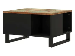 Mesa De Centro|vidaxl Mesa de centro 60x50x35 cm madeira recuperada maciça Multicor