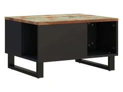 Mesa De Centro|vidaxl Mesa de centro 60x50x35 cm madeira recuperada maciça Multicor