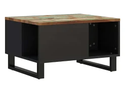 Mesa De Centro|vidaxl Mesa de centro 60x50x35 cm madeira recuperada maciça Multicor