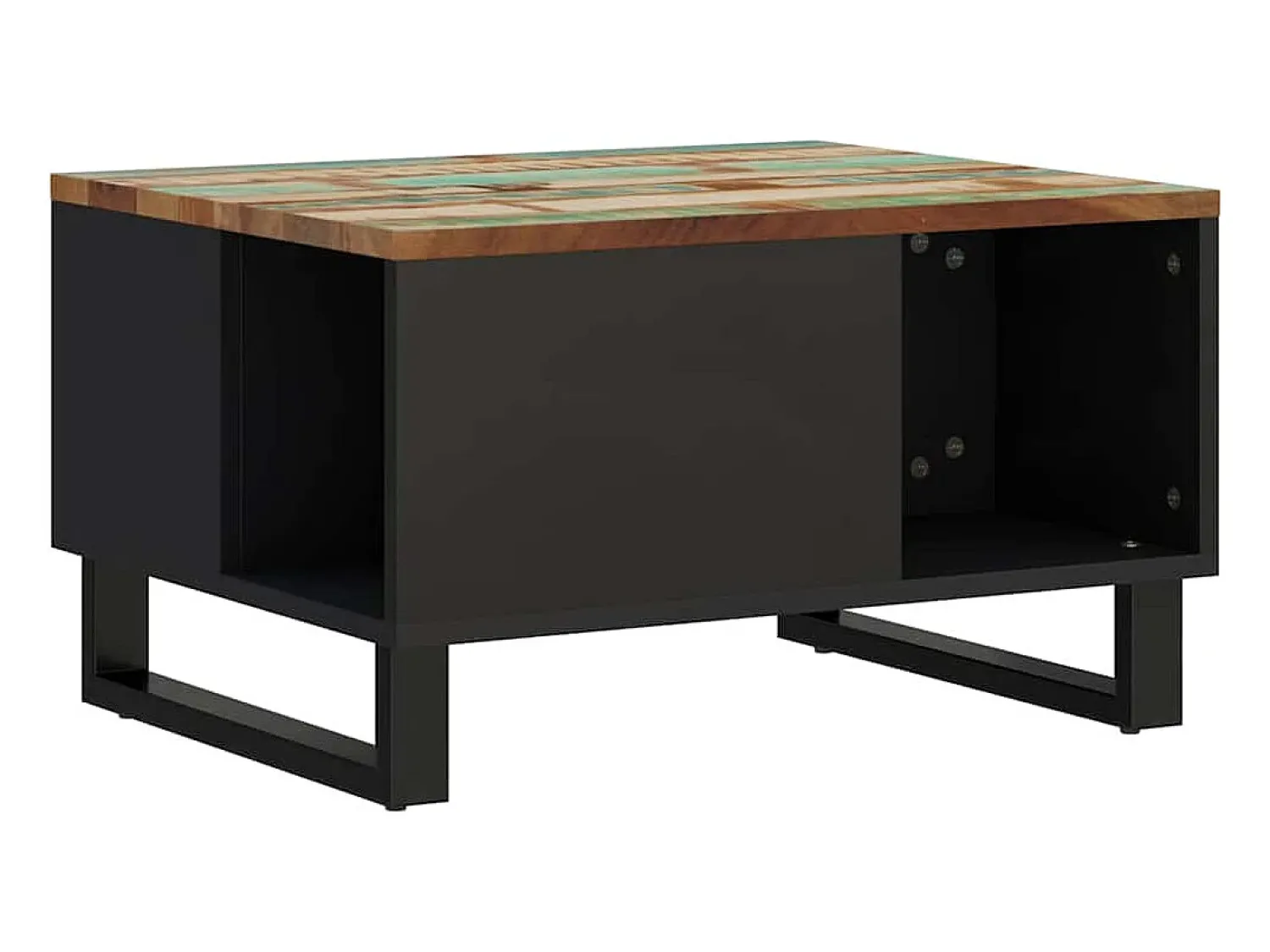 Mesa De Centro|vidaxl Mesa de centro 60x50x35 cm madeira recuperada maciça Multicor