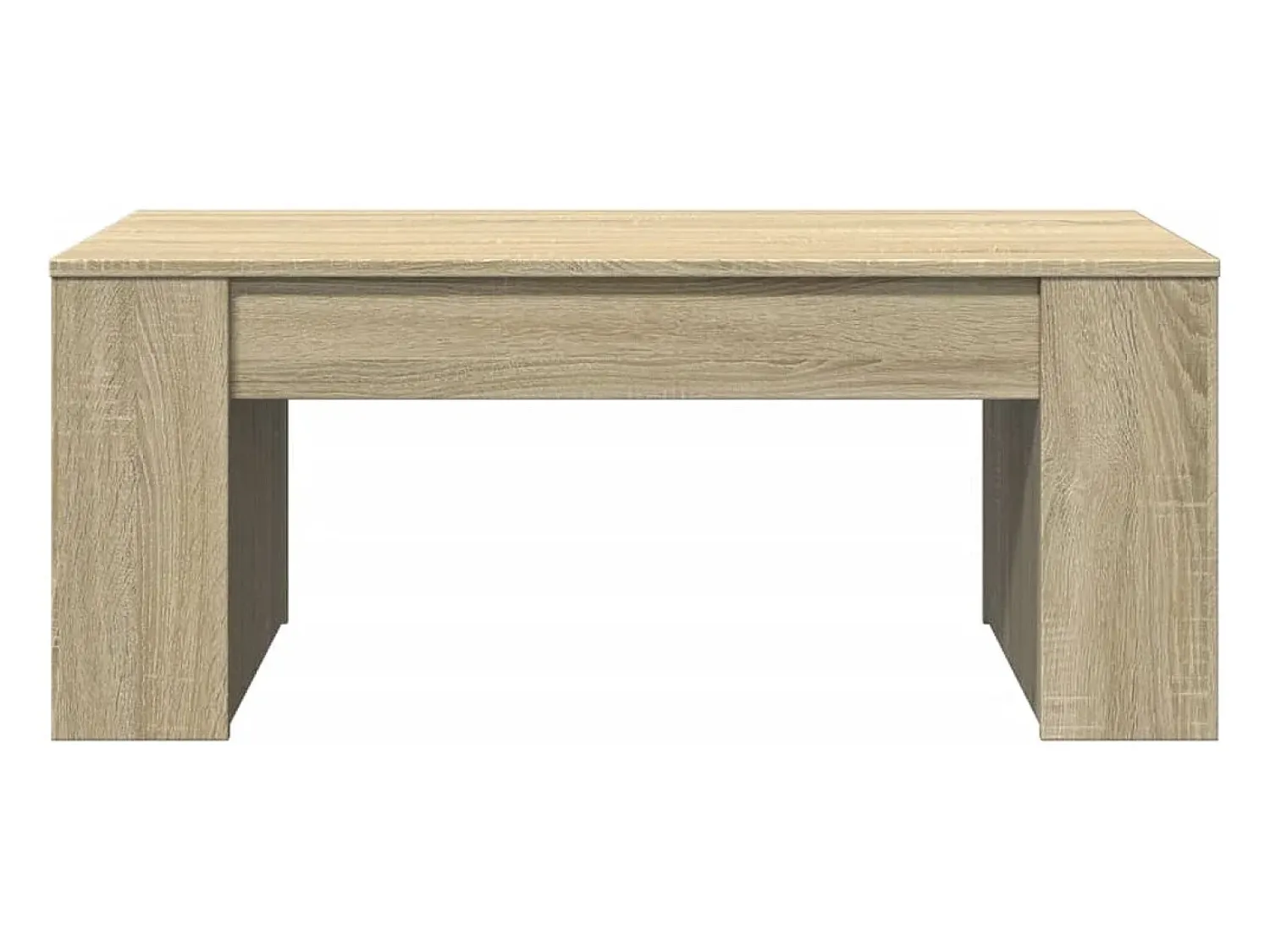 Mesa De Centro* Mesa de centro 102x55x42 cm madeira processada carvalho sonoma PT283772 Castanho