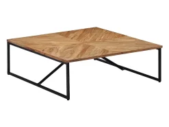 Mesa De Centro|vidaxl Mesa de centro 110x110x36 cm madeira de acácia maciça Castanho