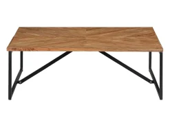 Mesa De Centro|vidaxl Mesa de centro 110x110x36 cm madeira de acácia maciça Castanho