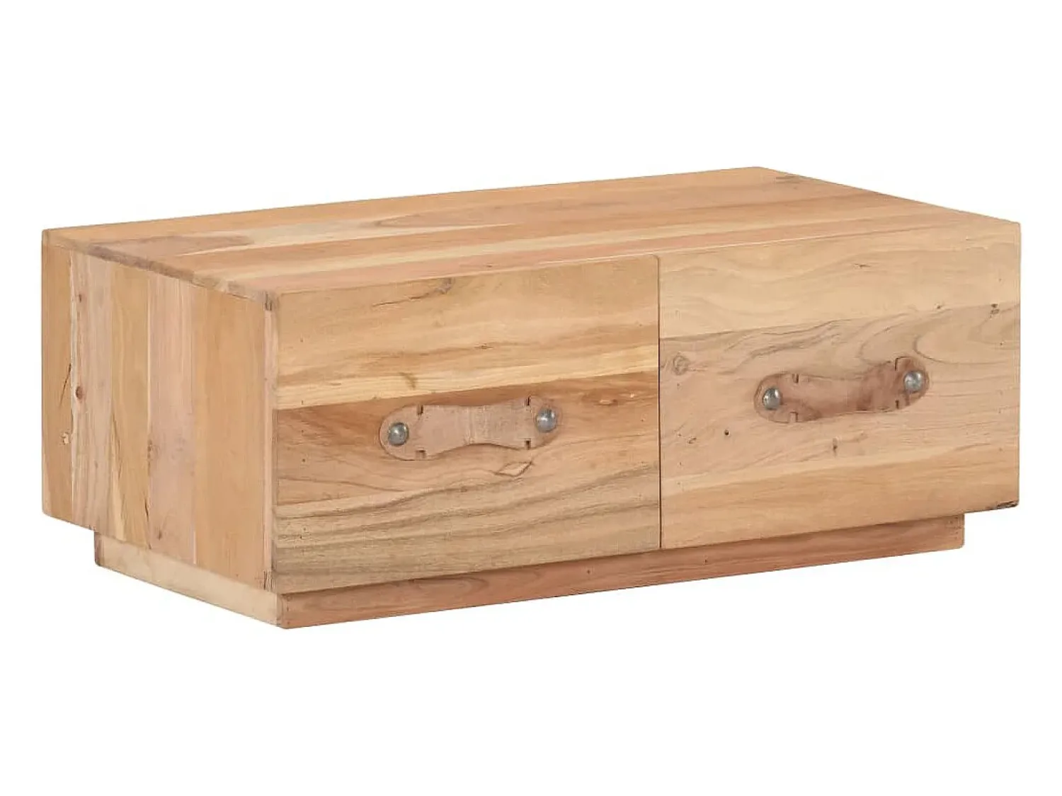vidaxl Mesa de centro 90x50x35 cm madeira recuperada maciça^ Mesa De Centro