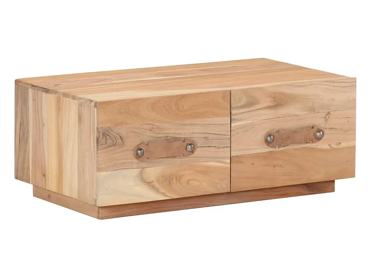 vidaxl Mesa de centro 90x50x35 cm madeira recuperada maciça^ Mesa De Centro