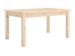 Mesa De Centro| Mesa de centro 80x50x40 cm madeira de pinho maciça PT765819 Castanho