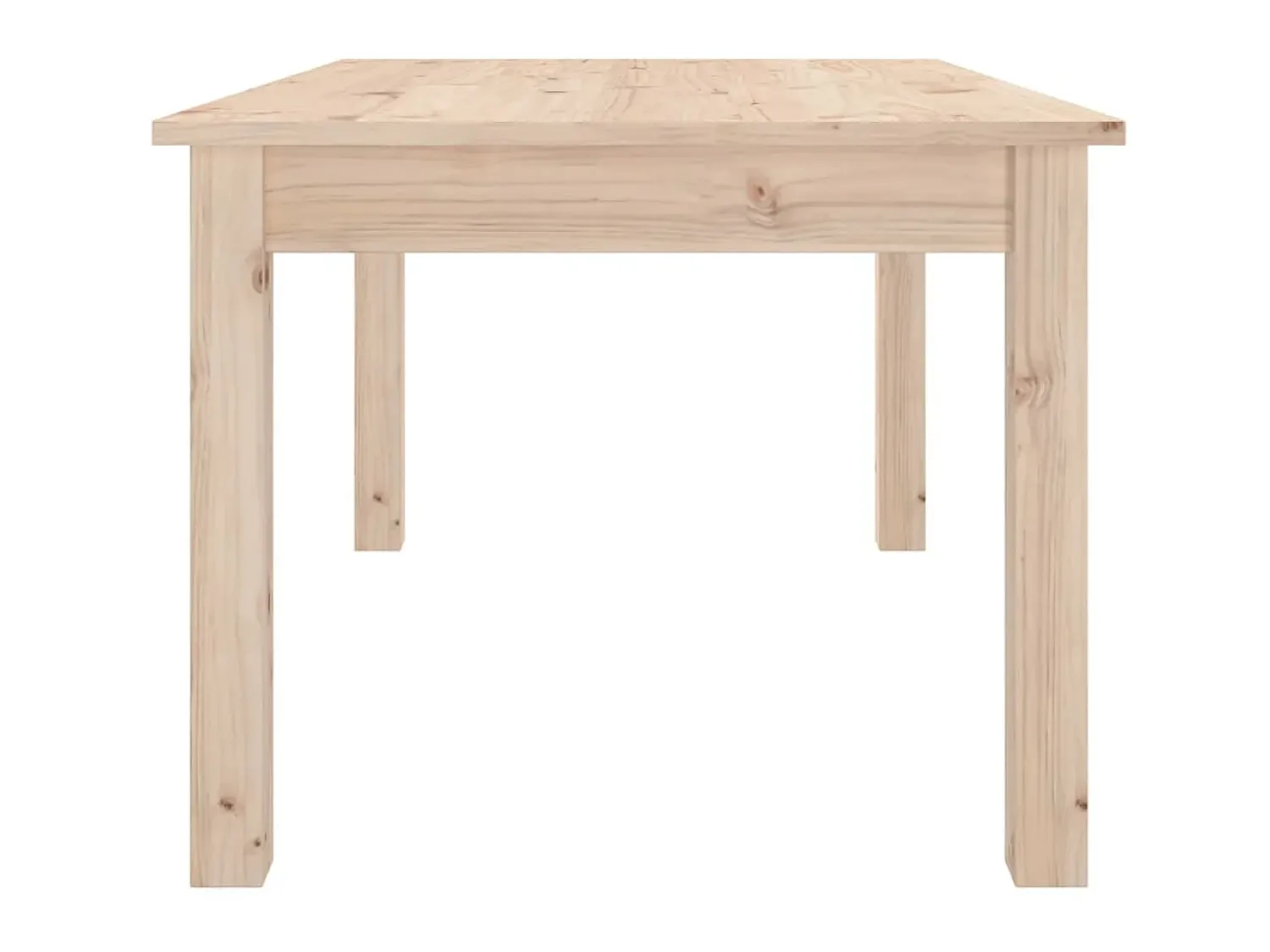 Mesa De Centro| Mesa de centro 80x50x40 cm madeira de pinho maciça PT765819 Castanho
