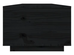 Mesa De Centro*vidaxl Mesa de centro 80x80x35,5 cm madeira de pinho maciça Preto