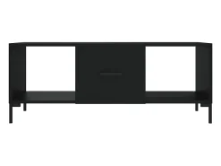 Mesa De Centro| Mesa de centro 102x50x40 cm madeira processada PT890819 Preto