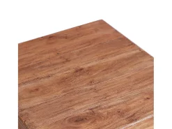 Mesa de centro 53x50x50 cm madeira recuperada maciça PT572046^ Mesa De Centro