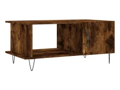 Hot Mesa de centro 90x50x40 cm madeira processada carvalho fumado PT576170 Castanho