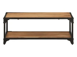 Mesa de centro 90x45x35 cm madeira de acácia maciça PT221371^ Mesa De Centro