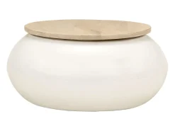 Mesa de centro 51x51x27 cm madeira de mangueira maciça PT526272^ Mesa De Centro