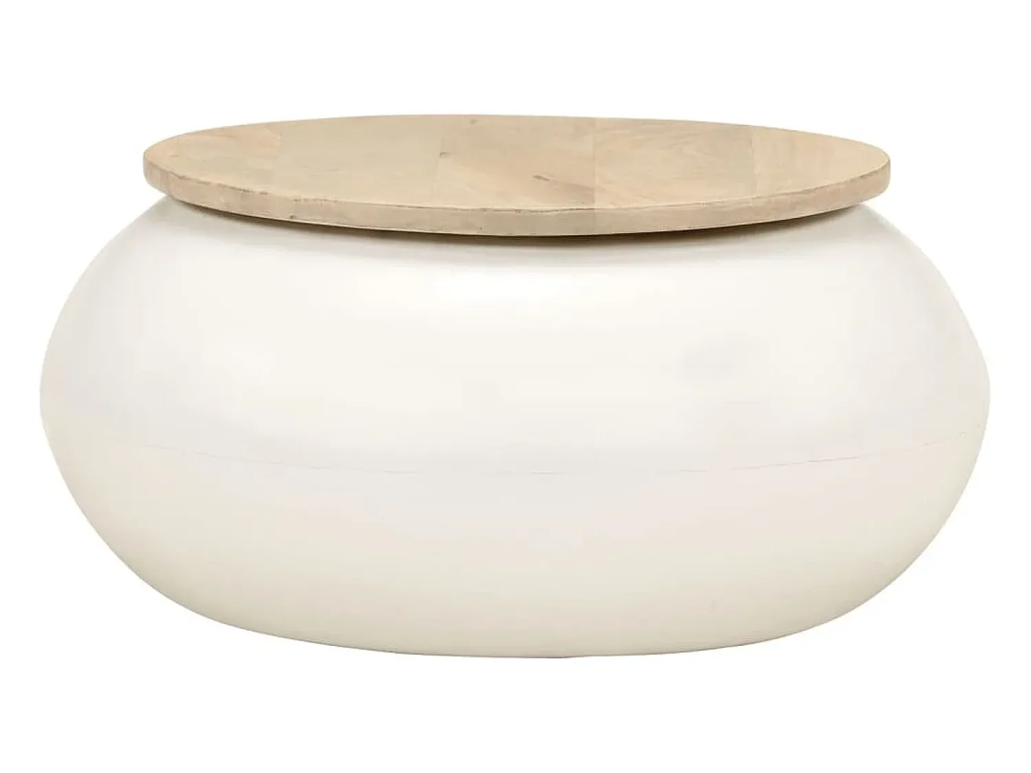 Mesa de centro 51x51x27 cm madeira de mangueira maciça PT526272^ Mesa De Centro