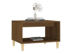 Discount vidaxl Mesa de centro 60x50x40 cm madeira processada carvalho castanho Natural claro