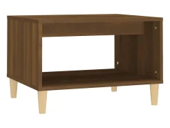 Discount vidaxl Mesa de centro 60x50x40 cm madeira processada carvalho castanho Natural claro