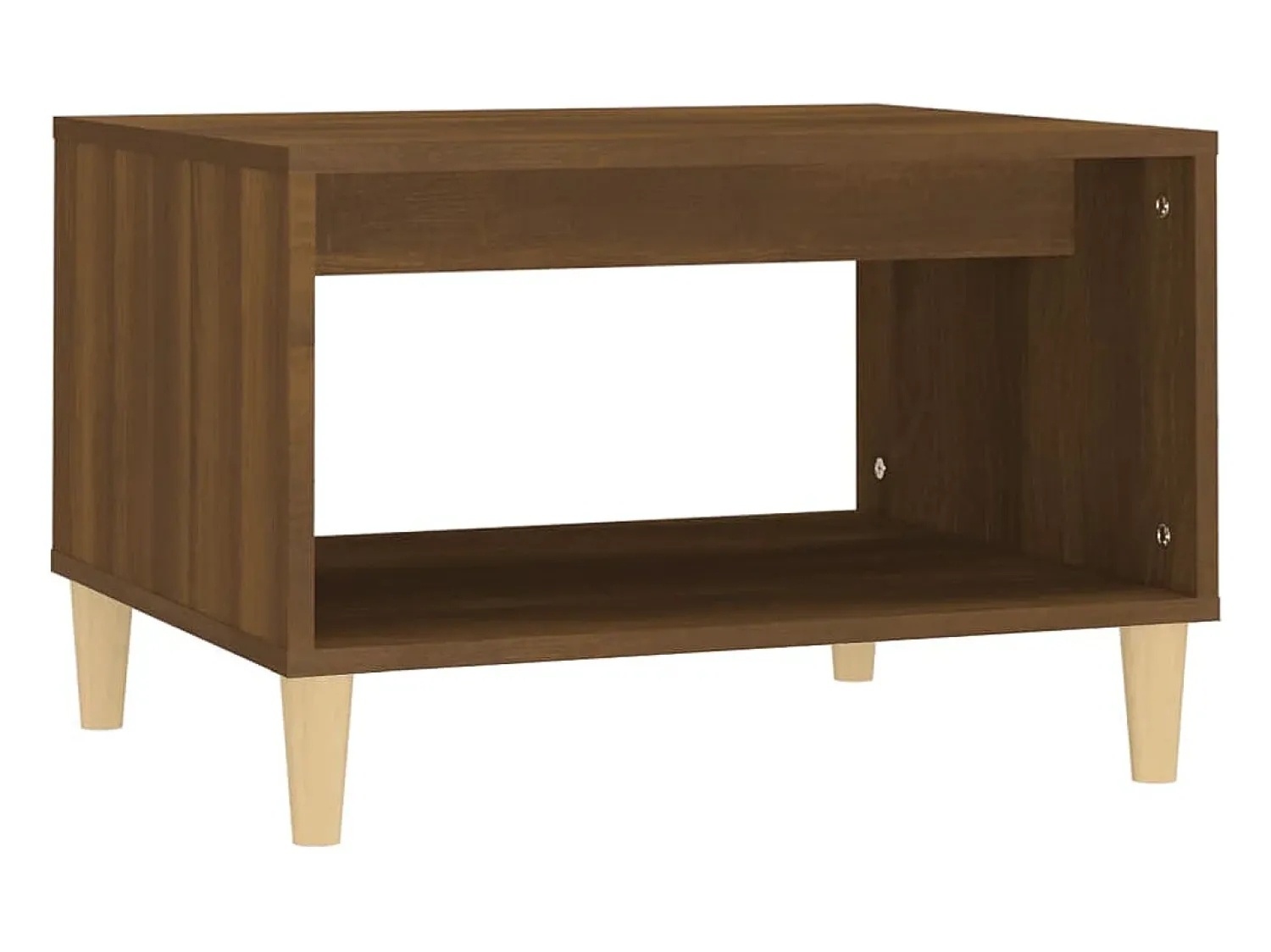 Discount vidaxl Mesa de centro 60x50x40 cm madeira processada carvalho castanho Natural claro