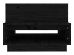 Mesa De Centro*vidaxl Mesa de centro 80x55x40,5 cm madeira de pinho maciça Preto