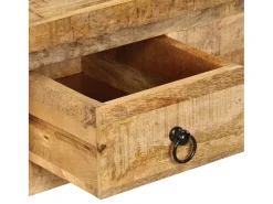 Hot Mesa de centro 90x45x35 cm madeira de mangueira maciça PT524085 Castanho