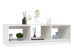 vidaxl Mesa de centro 110x50x34 cm madeira de pinho maciça^ Mesa De Centro