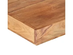 Best vidaxl Mesa de centro 45x45x40 cm madeira de acácia maciça Natural claro
