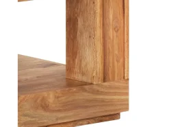 Best vidaxl Mesa de centro 45x45x40 cm madeira de acácia maciça Natural claro