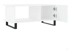 Mesa De Centro*vidaxl Mesa de centro 90x50x40 cm madeira processada Branco