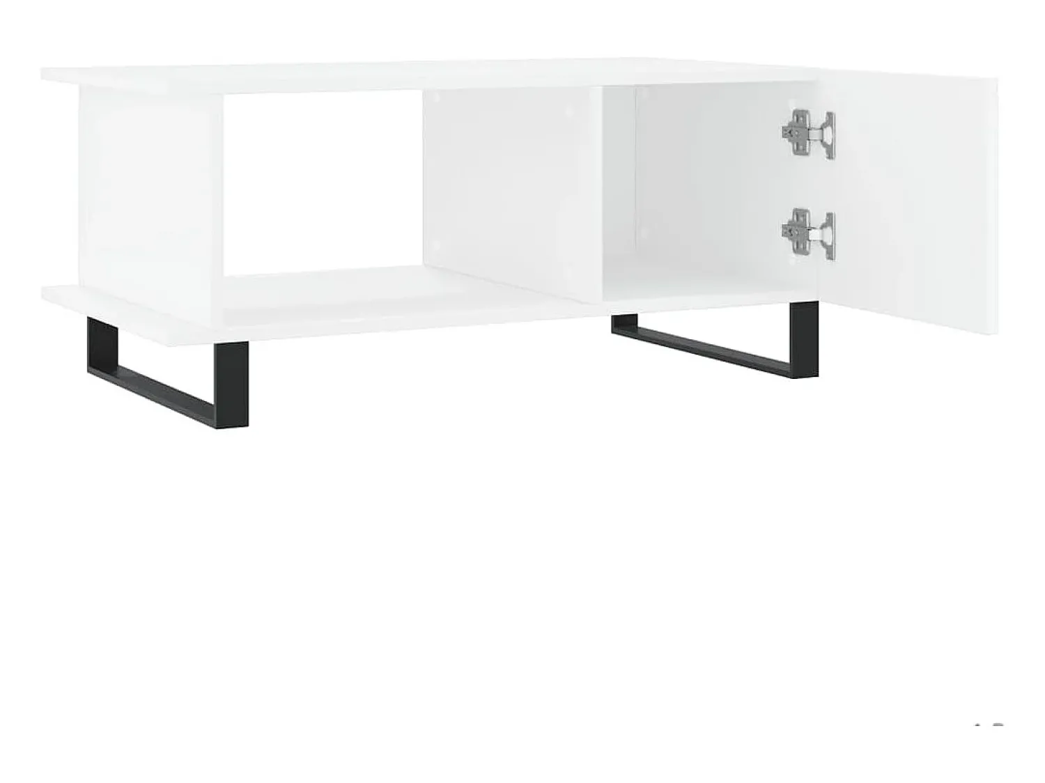 Mesa De Centro*vidaxl Mesa de centro 90x50x40 cm madeira processada Branco