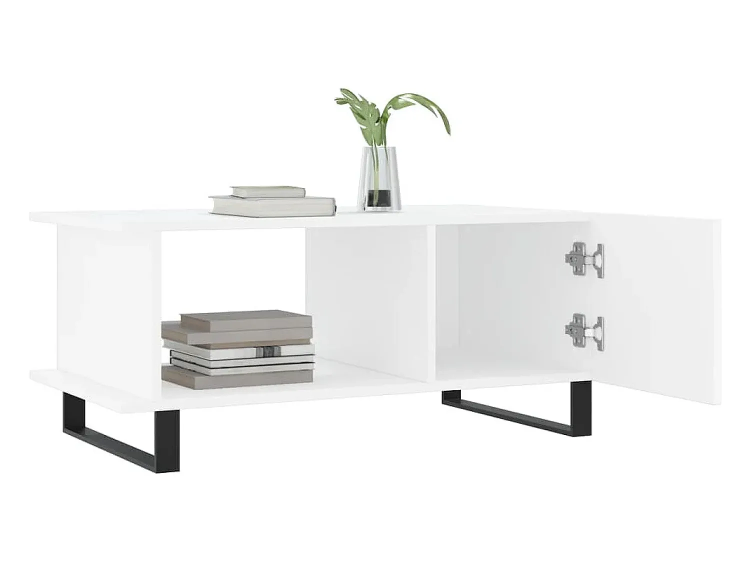 Mesa De Centro*vidaxl Mesa de centro 90x50x40 cm madeira processada Branco