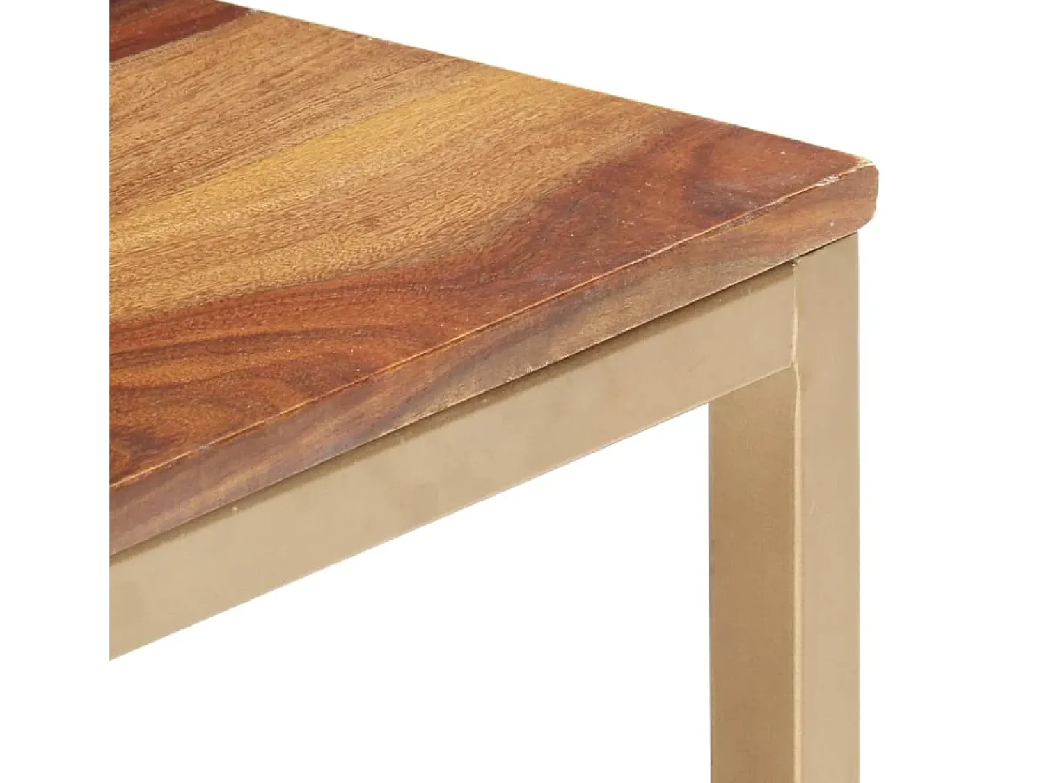 Mesa De Centro* Mesa de centro 60x60x40 cm madeira de sheesham maciça PT759289 Castanho