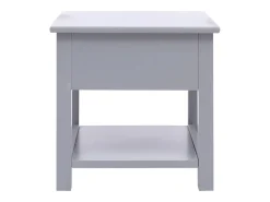 Mesa De Centro| Mesa de centro 40x40x40 cm madeira de paulownia PT947713 Cinzento