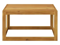Mesa de centro 68x68x29 cm madeira de acácia maciça PT786833^ Mesa De Centro