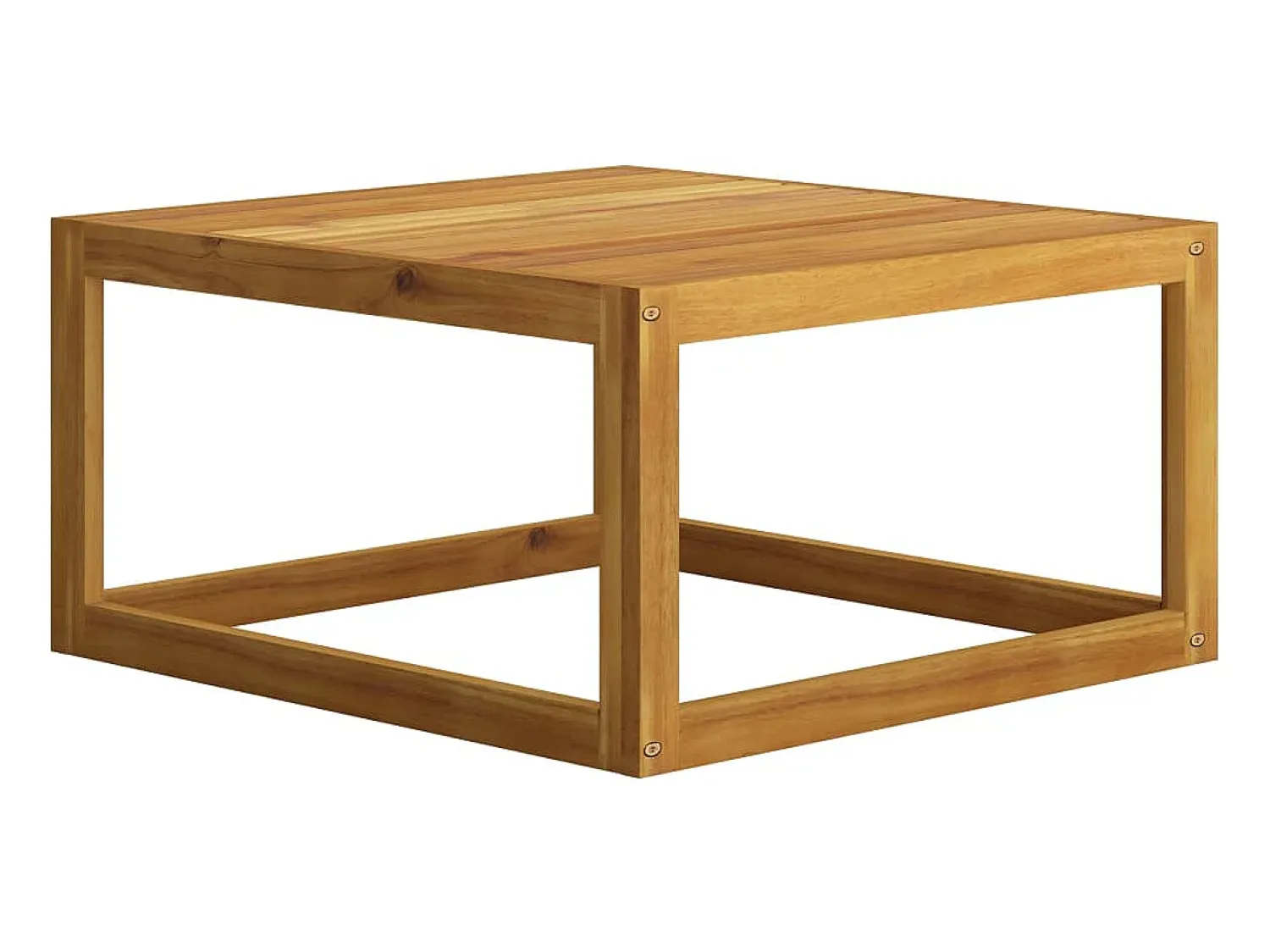 Mesa de centro 68x68x29 cm madeira de acácia maciça PT786833^ Mesa De Centro