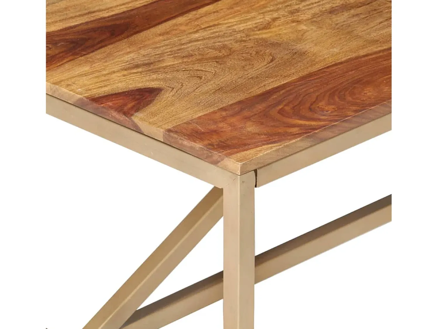 Mesa De Centro| Mesa de centro 120x60x40 cm madeira de sheesham maciça PT940491 Castanho