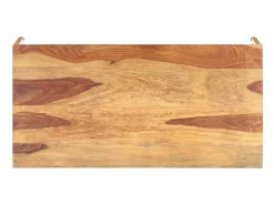 Mesa De Centro| Mesa de centro 120x60x40 cm madeira de sheesham maciça PT940491 Castanho