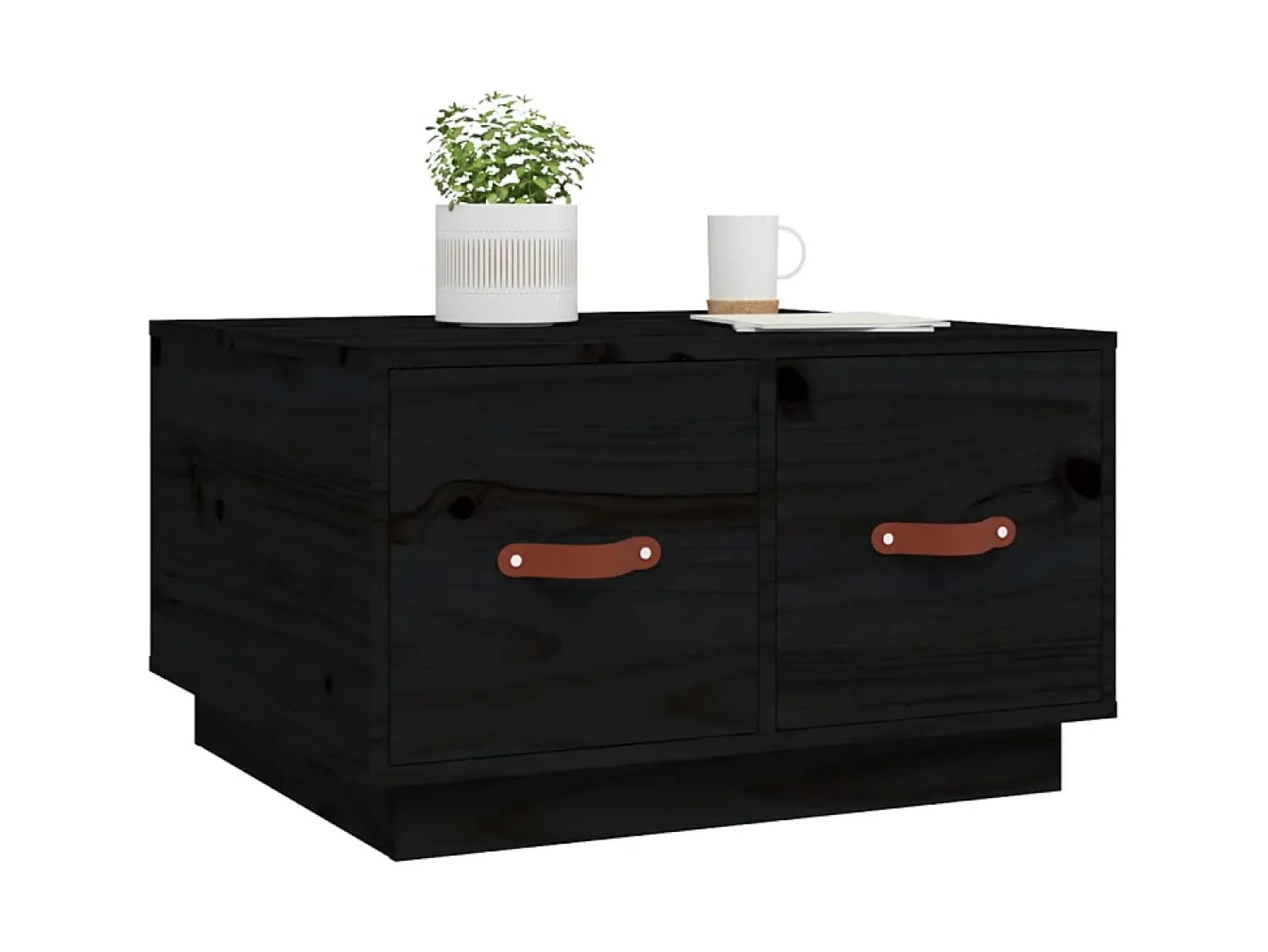 Mesa de centro 60x53x35 cm madeira de pinho maciça PT250583^ Mesa De Centro