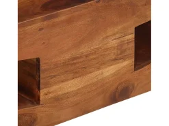 New vidaxl Mesa de centro 90x60x30 cm madeira de acácia maciça Natural claro
