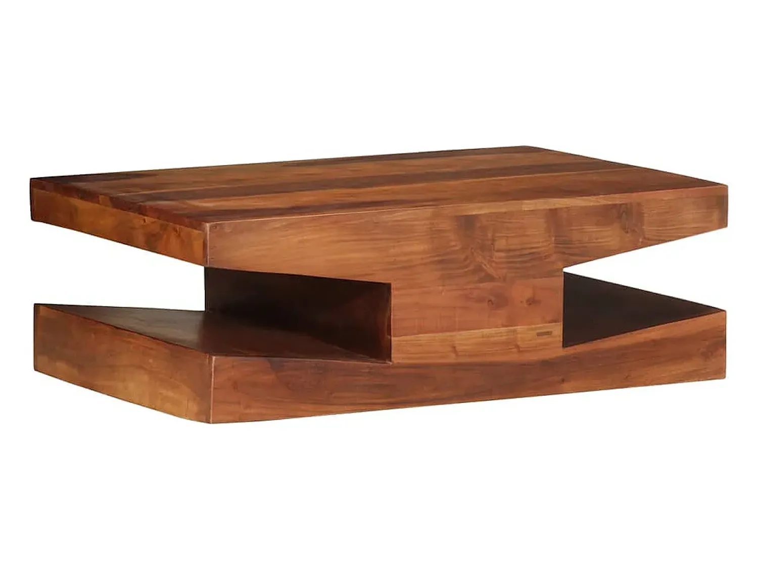 New vidaxl Mesa de centro 90x60x30 cm madeira de acácia maciça Natural claro