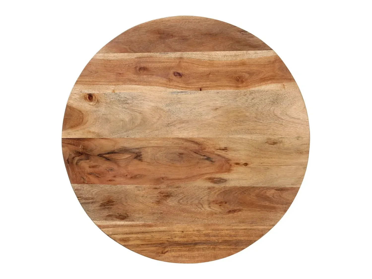Sale Mesa de centro 55x55x45 cm madeira de acácia maciça e ferro PT906855 Castanho